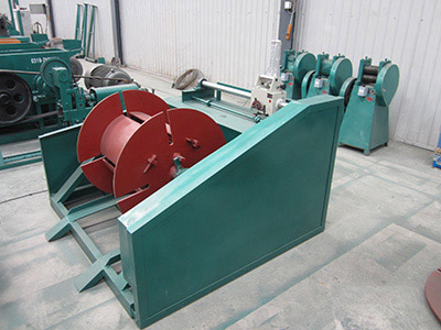 I-wheel take-up machine